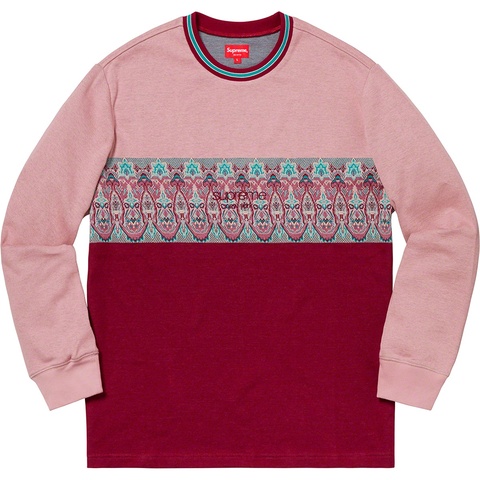 Supreme Paisley Stripe L/S Top - Colorway