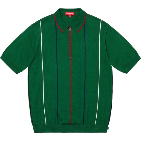 Supreme Pinstripe Half Zip Polo - Colorway