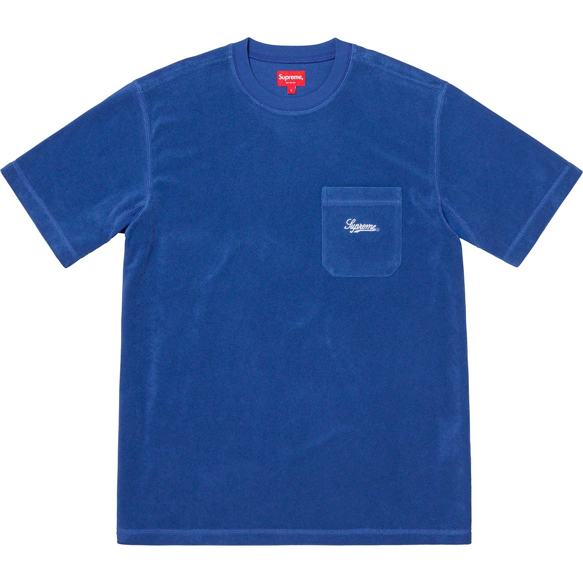 Supreme Terry Pocket Tee (SS19) - $78