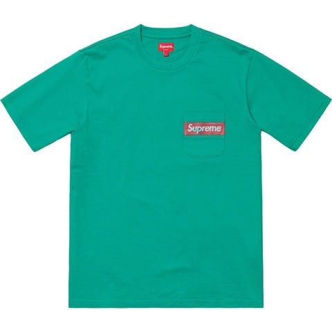 Mesh Stripe Pocket Tee - spring/summer 2019 - Supreme