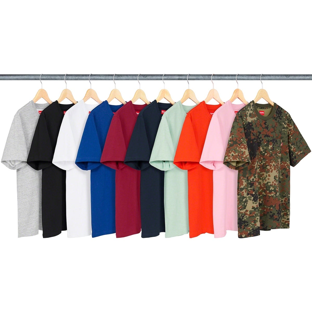 Supreme S/S Pocket Tee 1 (spring/summer 2019) - $62.00