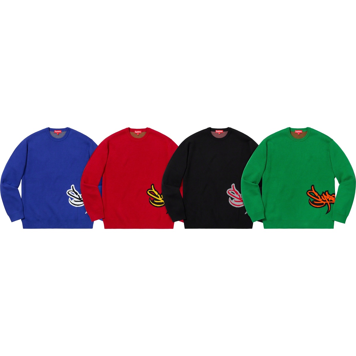 Supreme Tag Logo Sweater (spring/summer 2019) - $148.00