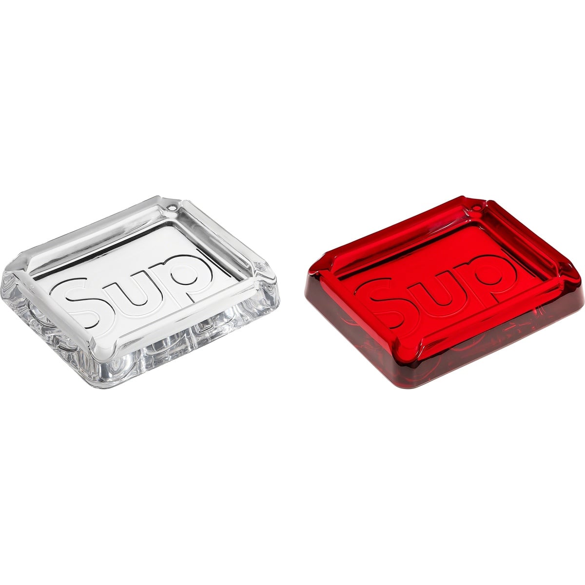 Debossed Glass Ashtray - SupremeCommunity