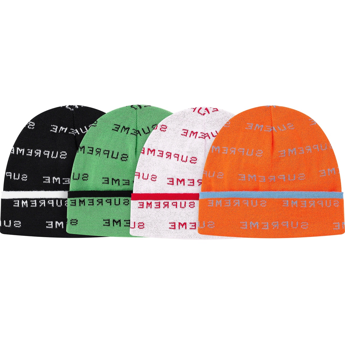 Supreme Logo Repeat Beanie (spring/summer 2020) - $36.00