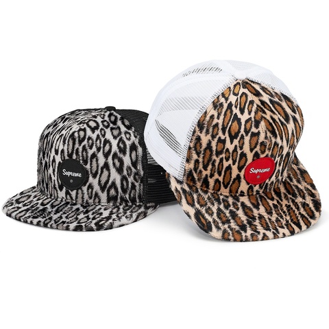 Supreme Leopard Mesh Back 5-Panel - $44.00