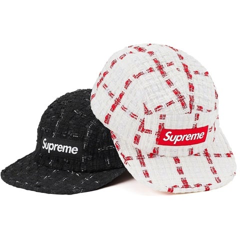 Supreme Ribbon Bouclé Camp Cap - $60.00