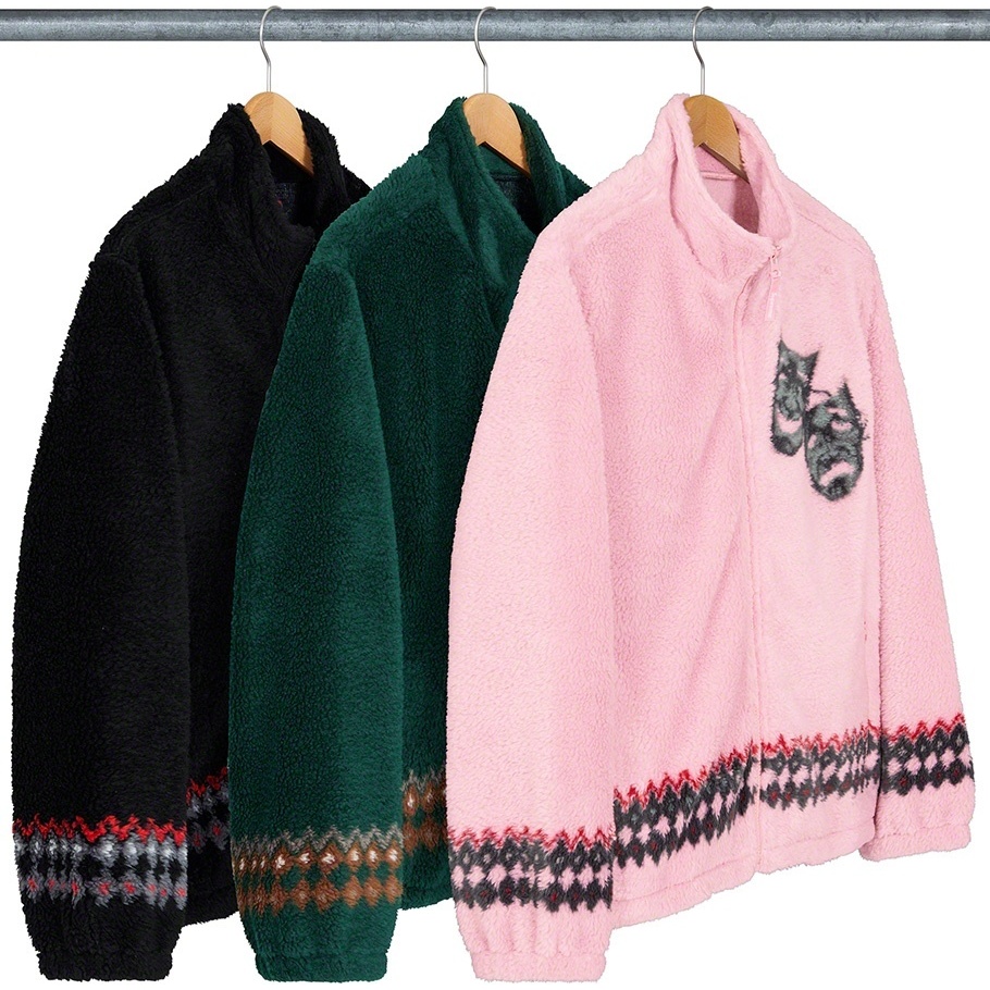 Drama Mask Fleece Jacket - spring/summer 2020 - Supreme