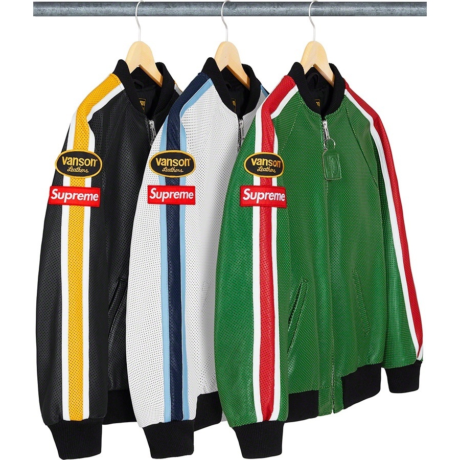 Supreme®/Vanson Leathers® Perforated Bomber Jacket - Supreme Supreme®/Vanson Leathers® Perforated Bomber Jacket - Supreme