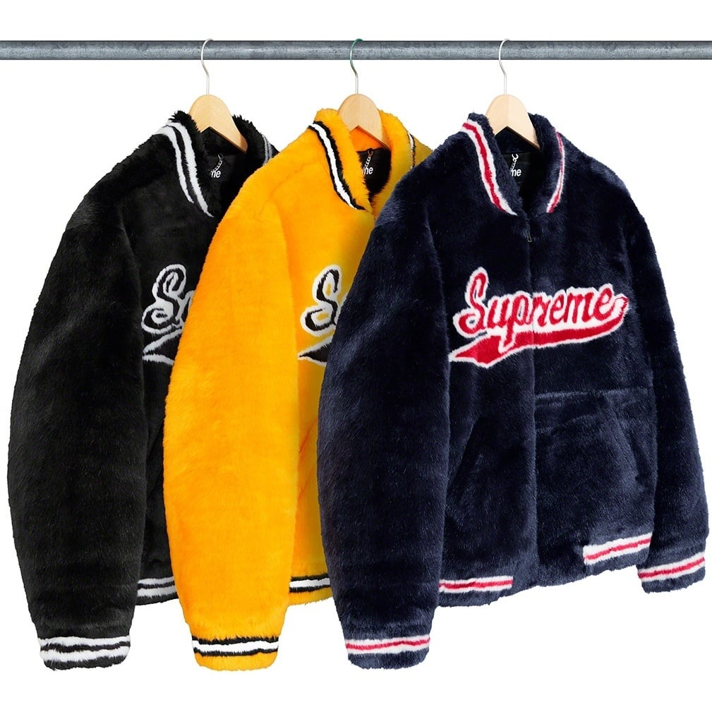 Faux Fur Varsity Jacket - spring/summer 2020 - Supreme