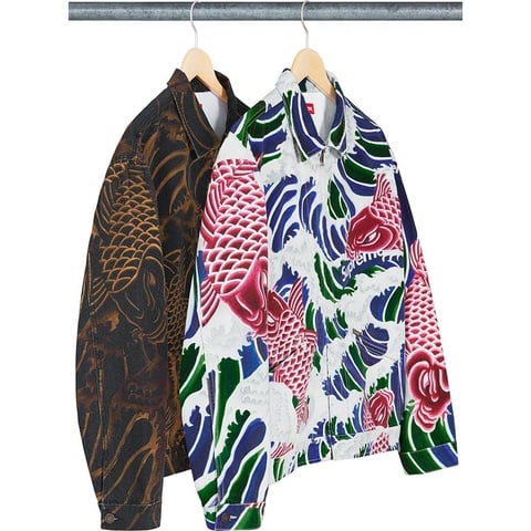 希少 美品 Supreme 20SS Waves Work Jacket Waves Work Jacket - spring/summer 2020 - Supreme