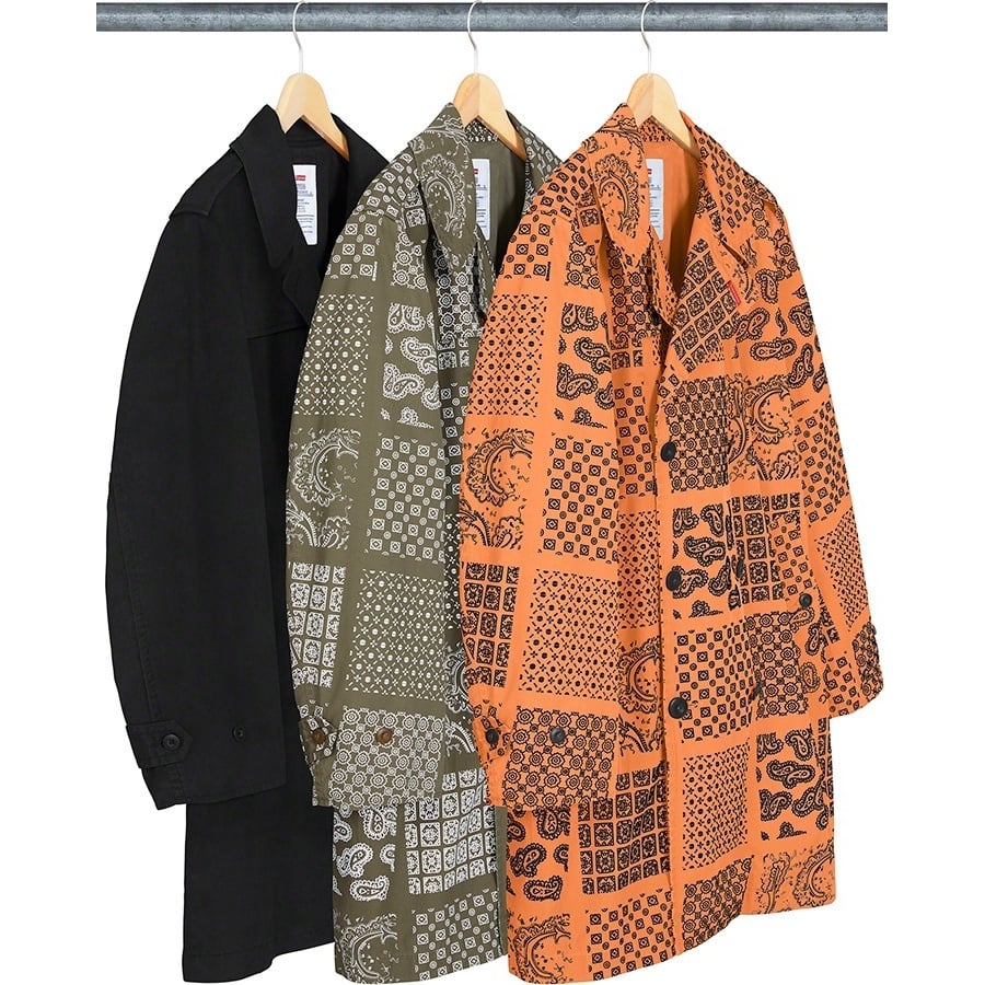 Supreme Military Trench Coat (spring/summer 2020) - $328.00