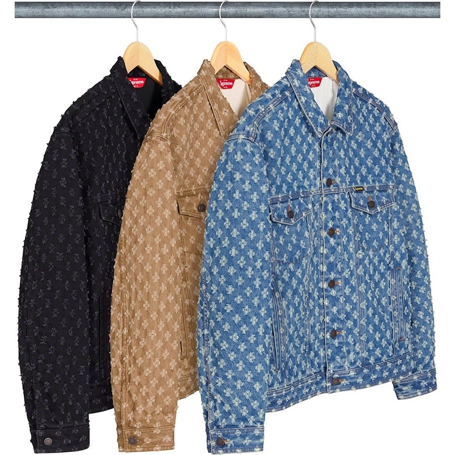 Hole Punch Denim Trucker Jacket - Supreme