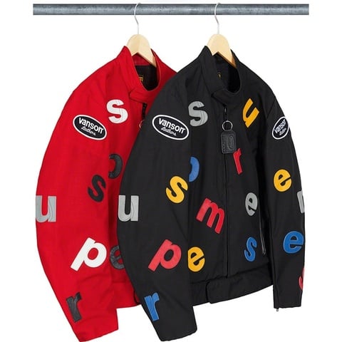 Supreme®/Vanson Leathers® Letters Cordura® Jacket - Supreme