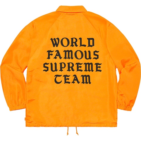 Supreme World Famous Coaches Jacket - Colorway