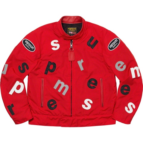 Supreme®/Vanson Leathers® Letters Cordura® Jacket - Supreme