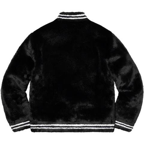 Supreme Faux Fur Varsity Jacket - Colorway