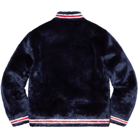 Supreme Faux Fur Varsity Jacket - Colorway