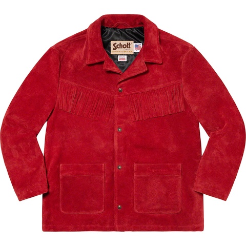 Supreme Schott Fringe Suede Coat 道枝駿佑着用 Supreme®/Schott® Fringe Suede Coat - Supreme