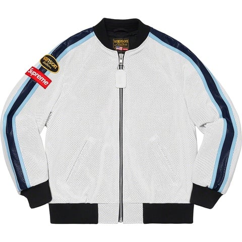 Supreme®/Vanson Leathers® Perforated Bomber Jacket - Supreme