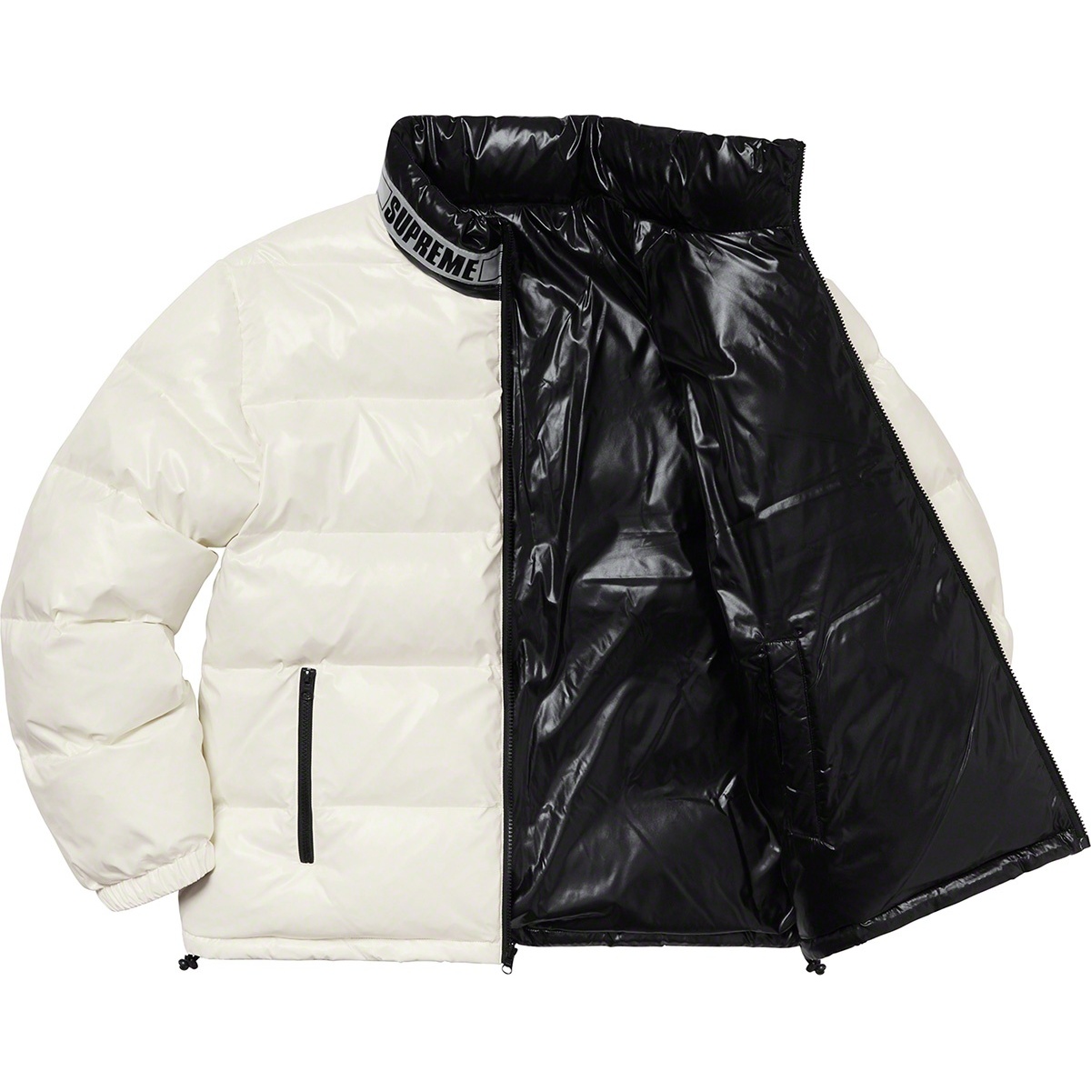 Supreme Shiny Reversible Puffy Jacket (SS20) - $198