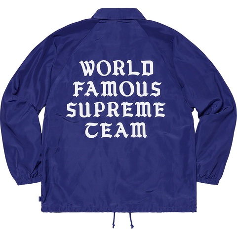 Supreme World Famous Coaches Jacket - Colorway