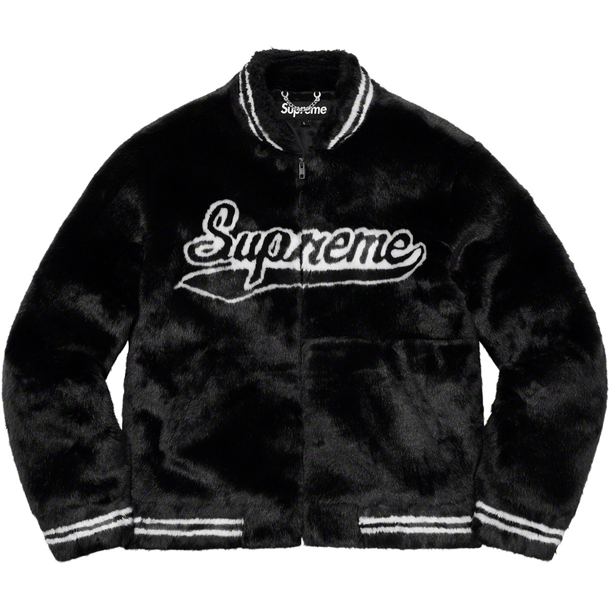 Supreme Faux Fur Varsity Jacket (SS20) - $398