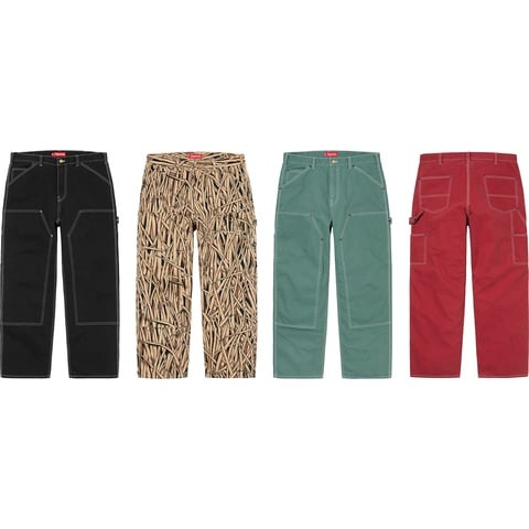パンツ Supreme Canvas Double Knee Painter Pant Worn Double Knee Painter Pant - Shop - Supreme