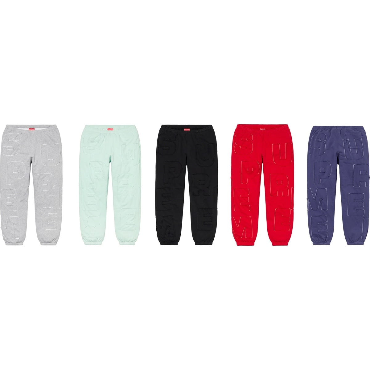 Supreme Cutout Letters Sweatpant (spring/summer 2020) - $168.00