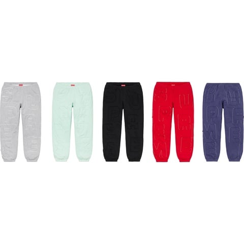 Supreme Cutout Letters Sweatpant - $168.00