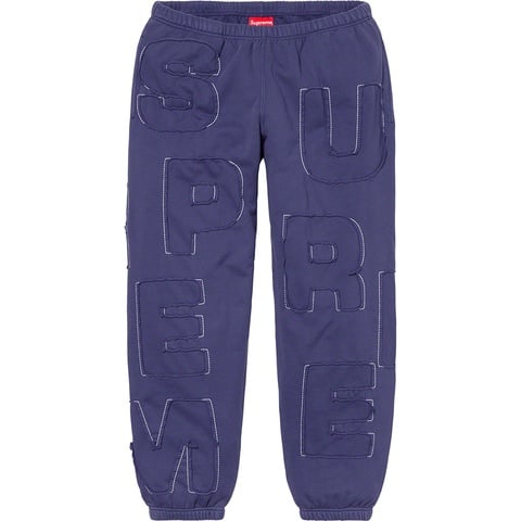 Supreme Cutout Letters Sweatpant - Colorway