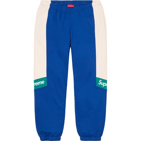 Supreme Color Blocked Sweatpant - Colorway