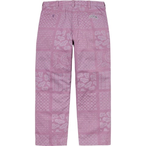 Paisley Grid Chino Pant - spring/summer 2020 - Supreme