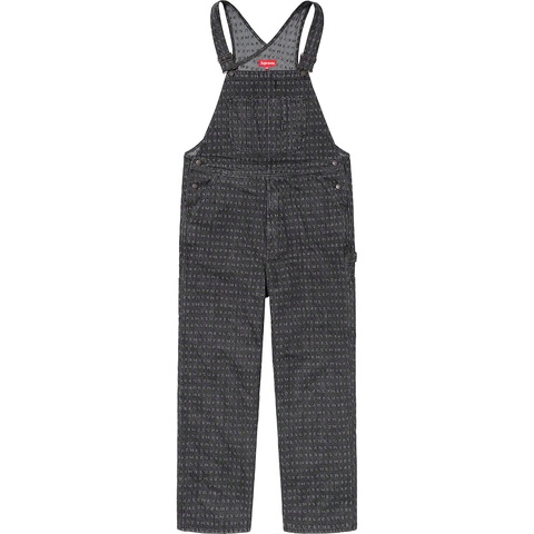 Jacquard Logos Denim Overalls - spring/summer 2020 - Supreme