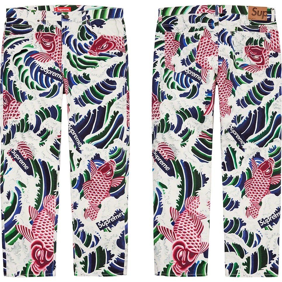 Supreme Waves Regular Jean (spring/summer 2020) - $158.00