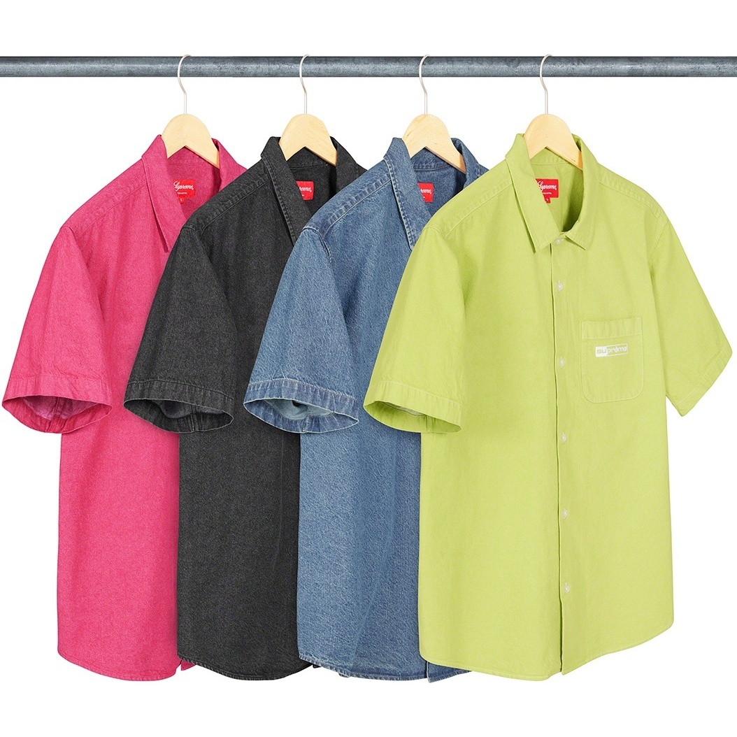 【新品】 Supreme Invert Denim S/S Shirt 黒 L Invert Denim S/S Shirt - spring/summer 2020 - Supreme