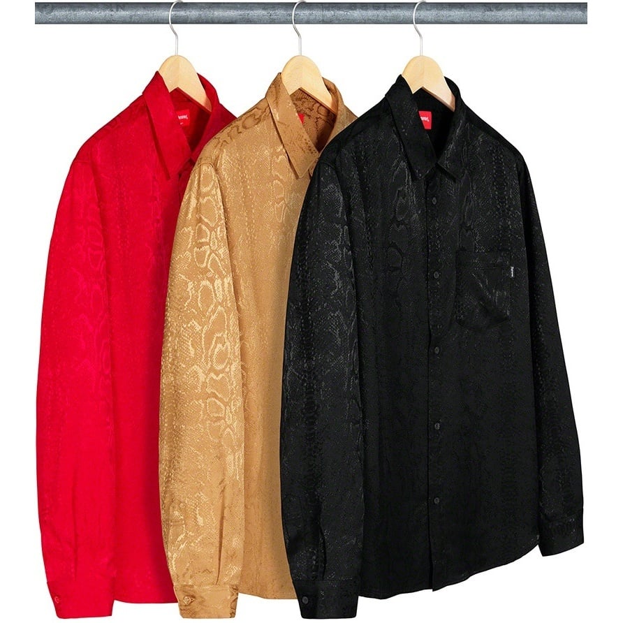 Snakeskin Jacquard Shirt - spring/summer 2020 - Supreme