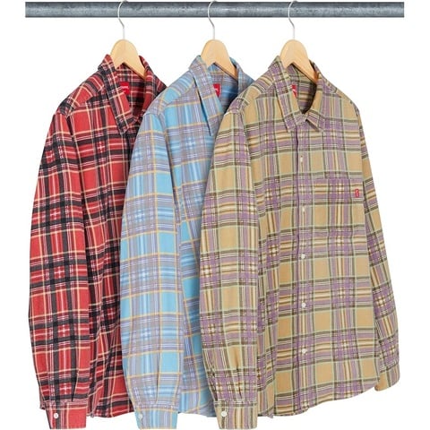 Supreme Printed Plaid Shirt - $138.00