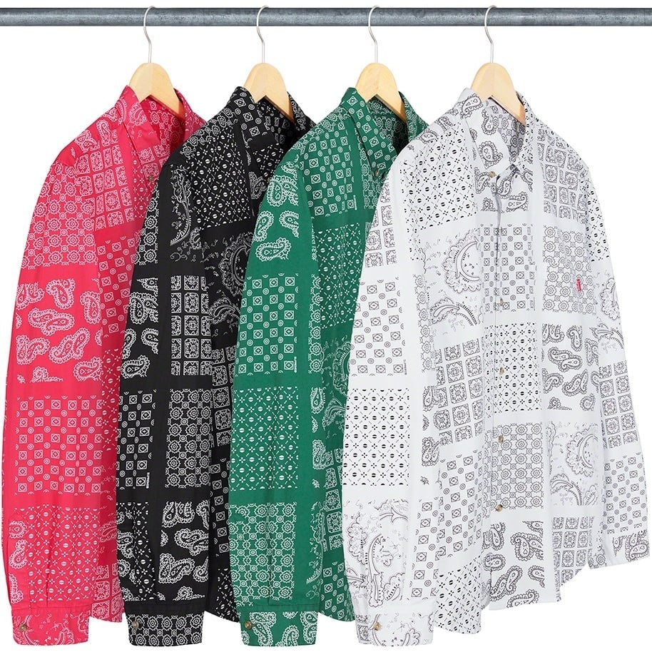Paisley Grid Shirt - spring/summer 2020 - SupremeCommunity