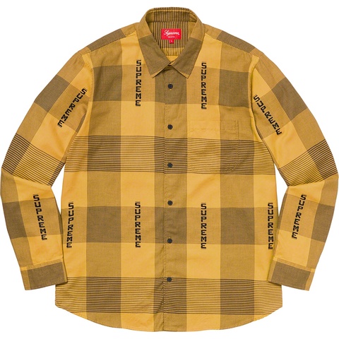 Supreme Logo Plaid Shirt - Colorway