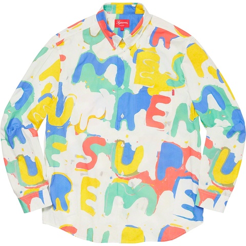 Supreme Painted Logo Shirt - Colorway