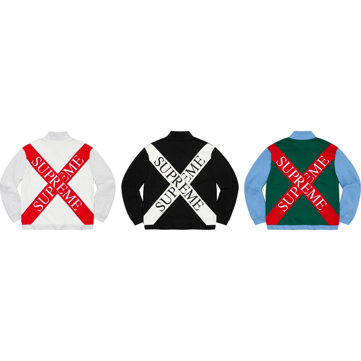 Cross Half Zip Sweatshirt - spring/summer 2020 - Supreme
