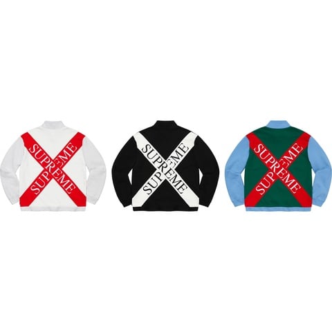 Supreme Cross Half Zip Sweatshirt - $148.00