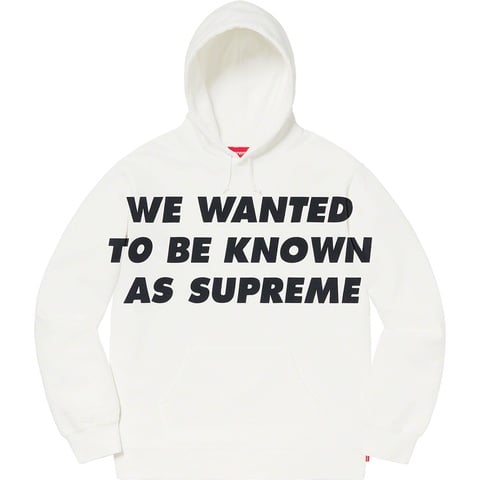 Supreme Known As Hooded Sweatshirt - $148.00
