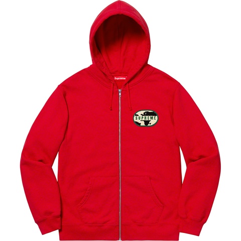 World Famous Zip Up Hooded Sweatshirt - Supreme