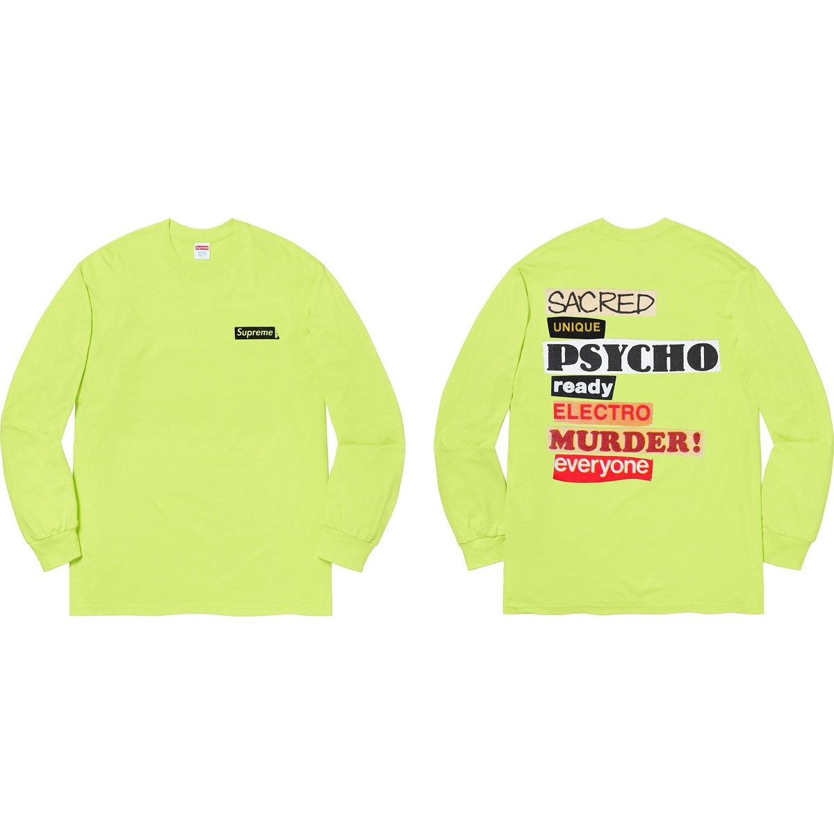 Supreme Sacred Unique L/S Tee (spring/summer 2020) - $40.00