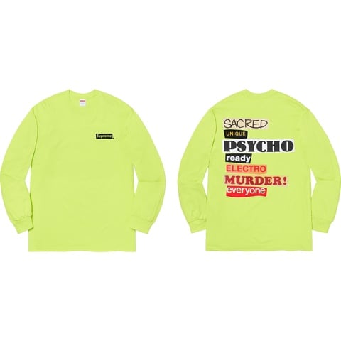 Supreme Sacred Unique L/S Tee - $40.00