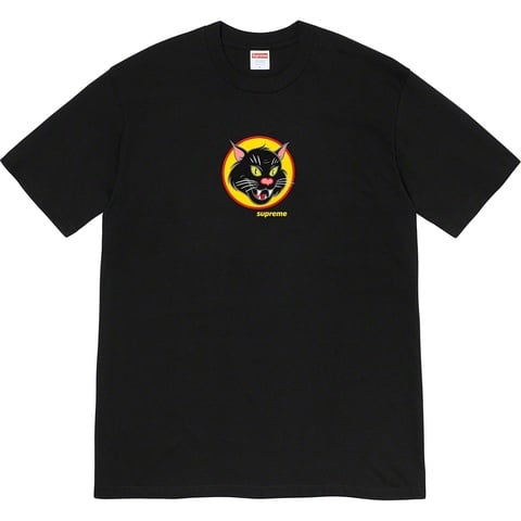 Supreme Black Cat Tee - $38.00