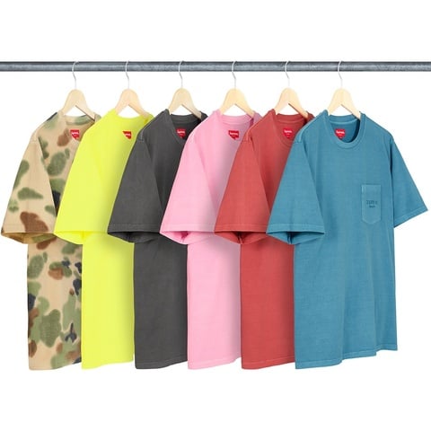 トップス supreme overdyed pocket tee XL Overdyed Pocket Tee - spring/summer 2020 - Supreme