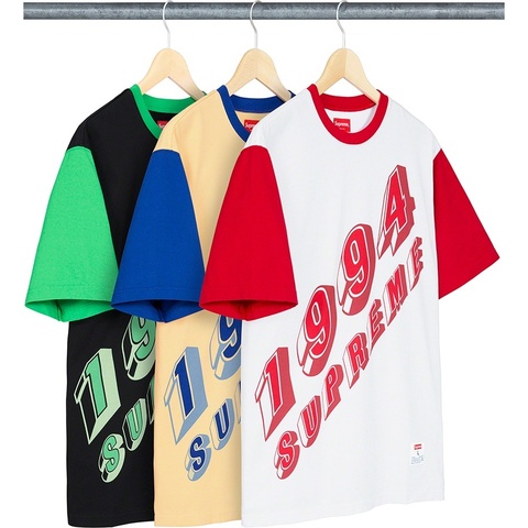 Supreme Bevel Text Ringer Tee - $78.00