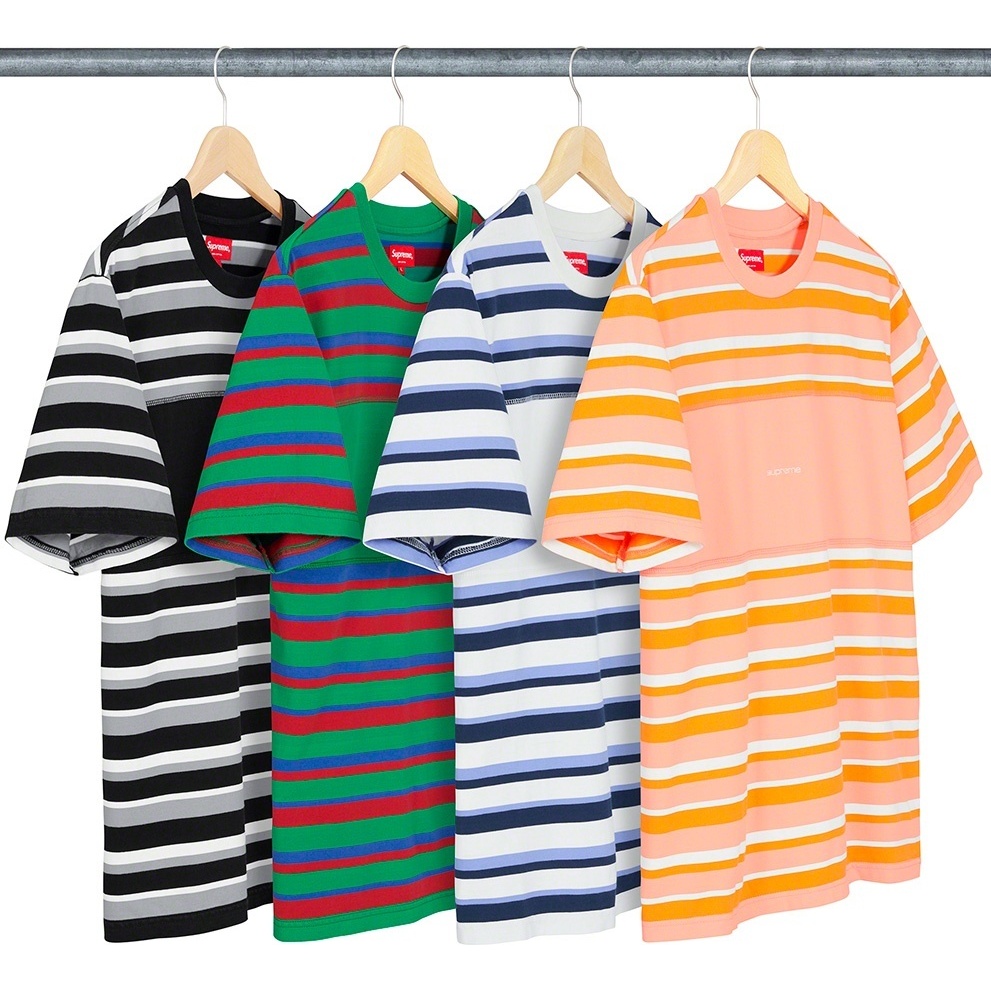 Supreme Blocked Stripe S/S Top (spring/summer 2020) - $78.00